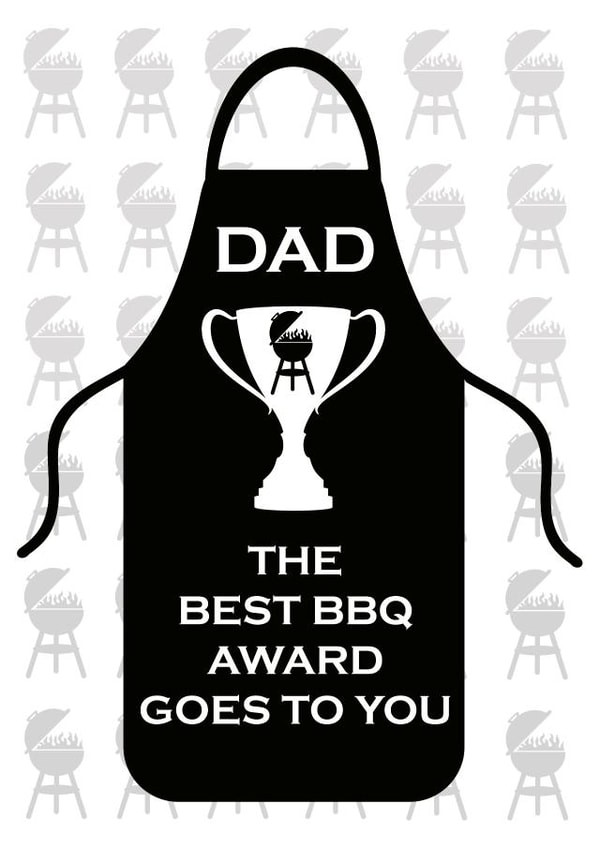 Best BBQ Award Father's Day Card created by Simply Nix