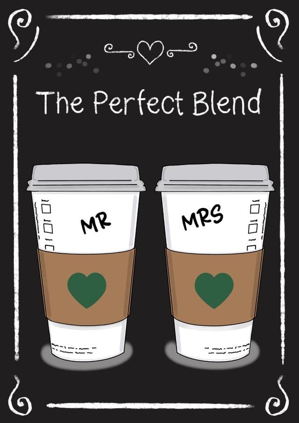 Wedding Coffee Cups card created by Maria Joanne Designs