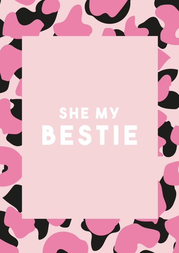 She My Bestie - Best Friend 1001 created by HollyPop Print