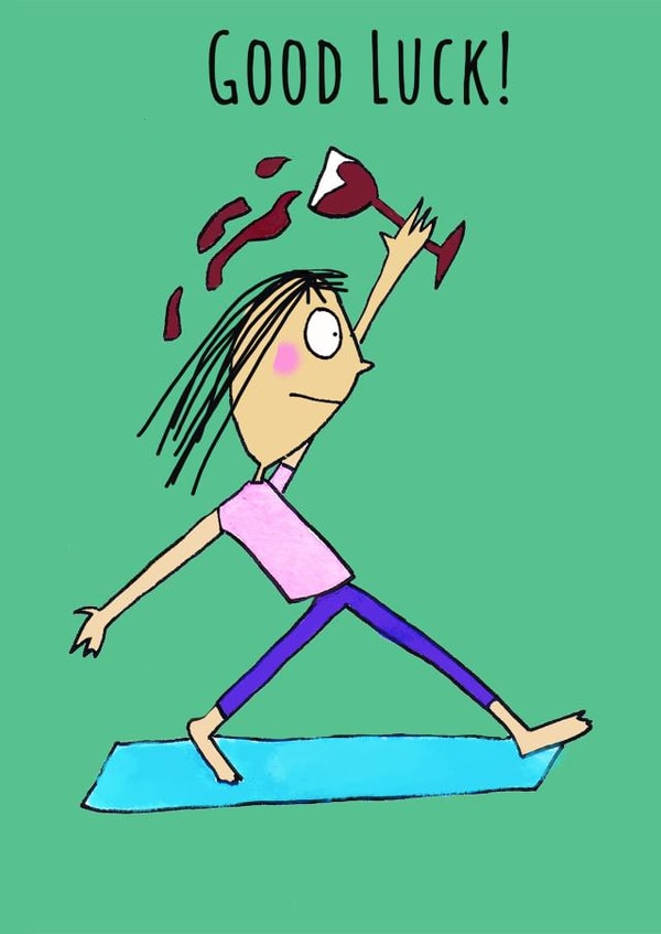 Good Luck Yoga Girl created by Queen Neen
