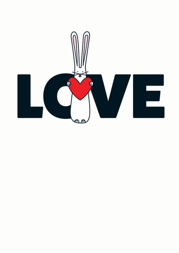 Bunny Love card created by Hoppy Bunnies