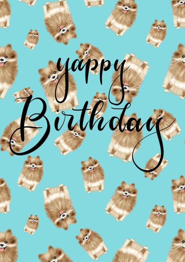 Pooch loving birthday card created by Victoria Hinder