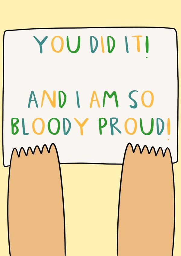 Proud of You Card created by edenwtrs (Illustrations by Eden Waters)