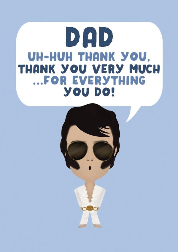 Elvis Father's Day Card created by Courtney