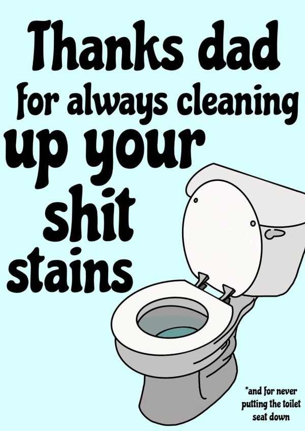 Funny sarcastic fathers day card created by Caitlins Creations