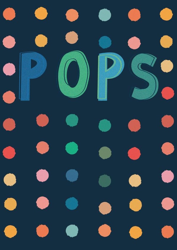 POPS Father Day Card created by Kard & Cotton