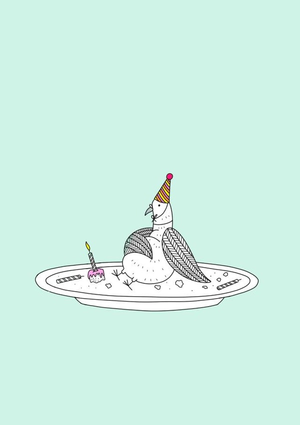 Greedy Pigeon Birthday Card created by A Paper Shed