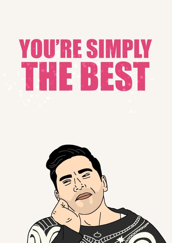 Funny Birthday Card - Schitts Creek - David Rose created by Pedges Houseboat