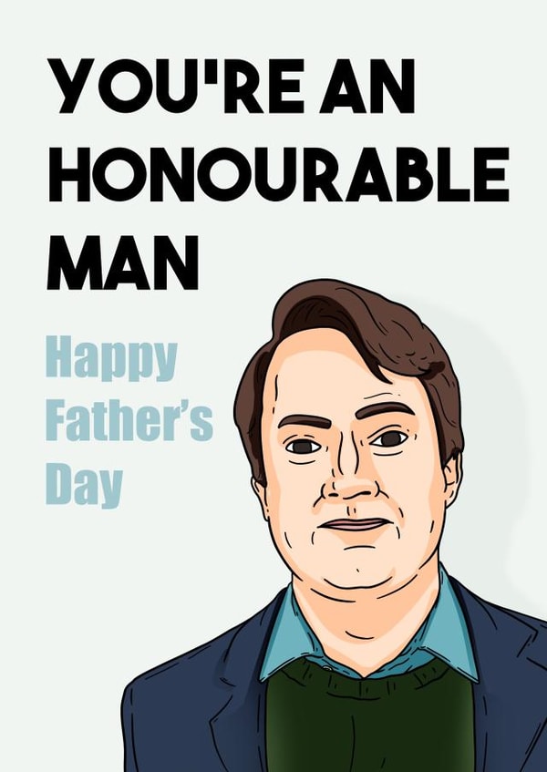 Mark Corrigan An Honourable Man Father's Day created by Pedges Houseboat