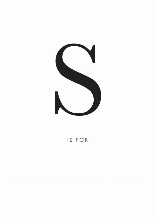S is for Sixty created by Nothing But Lovely