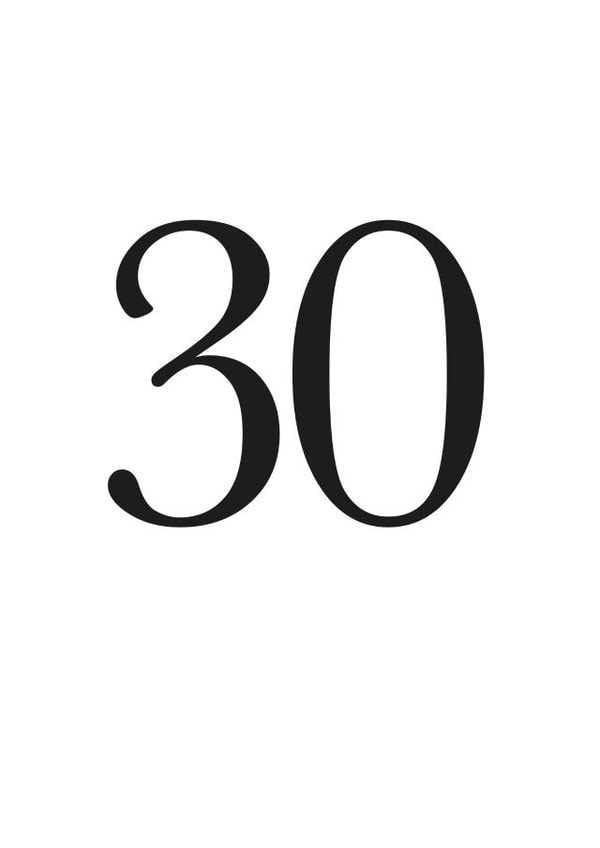 30th Birthday Card created by Nothing But Lovely