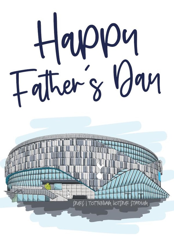 Tottenham Father's Day Card created by Moo & Snip