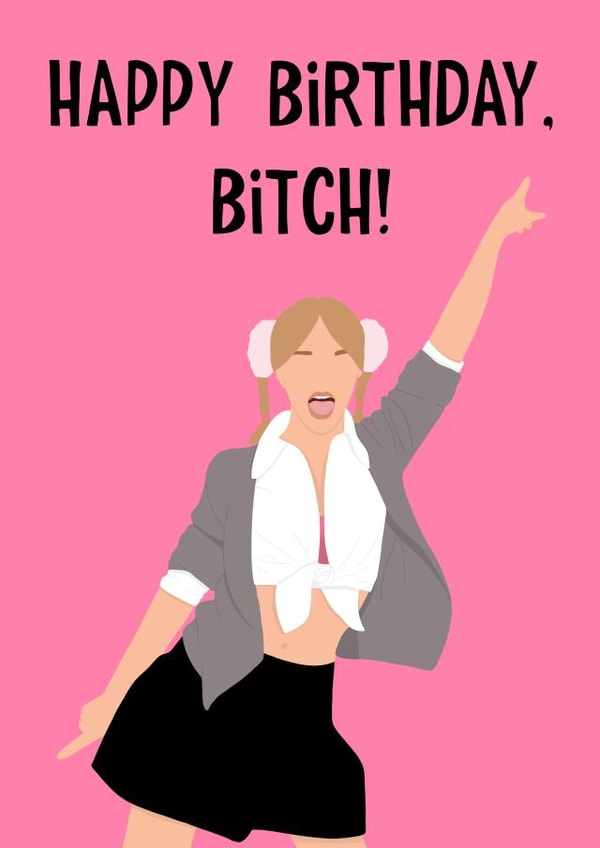 Happy Birthday Bitch Card created by Aimee McFadden