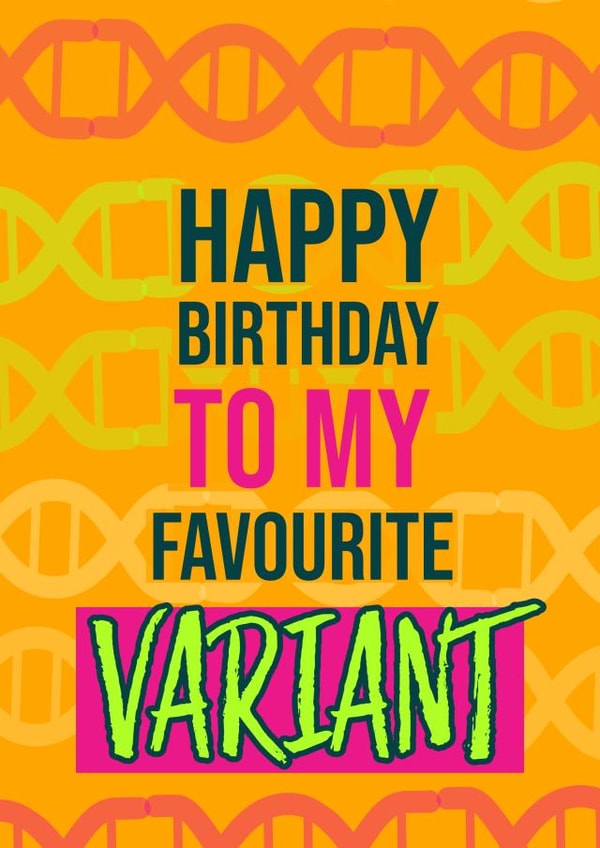 Pandemic birthday card for your fave person created by SQRRL STUDIOS