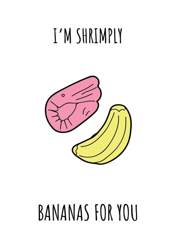 Shrimly bananas for you created by St.Mango