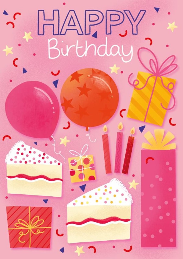 Happy Birthday gifts created by Paper Valley Design Studio