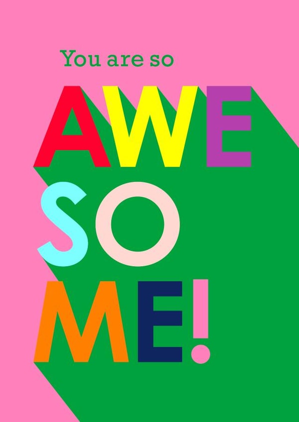 Only the awesome people need this card, pop it in a frame! created by PengellyArt