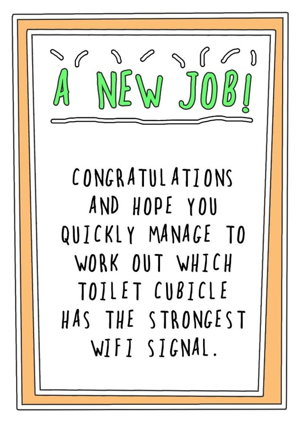 Wifi Signal Skiving New Job card created by Go La La!