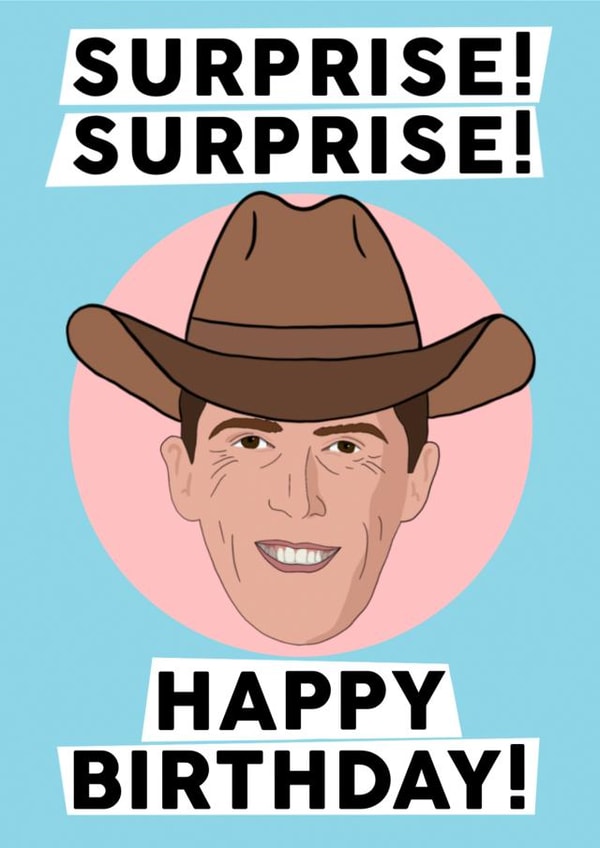 Surprise! Gavin & Stacey Birthday Card created by The Foxy Lemon Co.