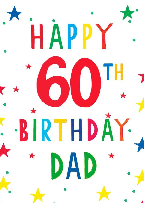 60th Birthday dad card created by Earlybird