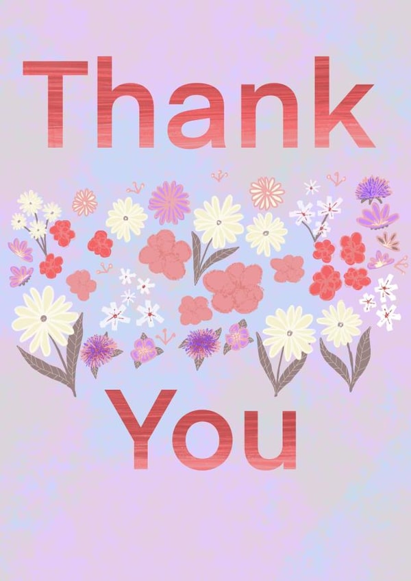 Thank You card 1001 created by Hilary Lawler