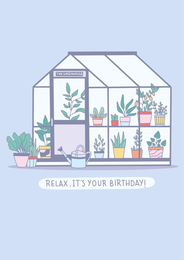 Relax, It's your Birthday!  created by Emma Tobey Illustration