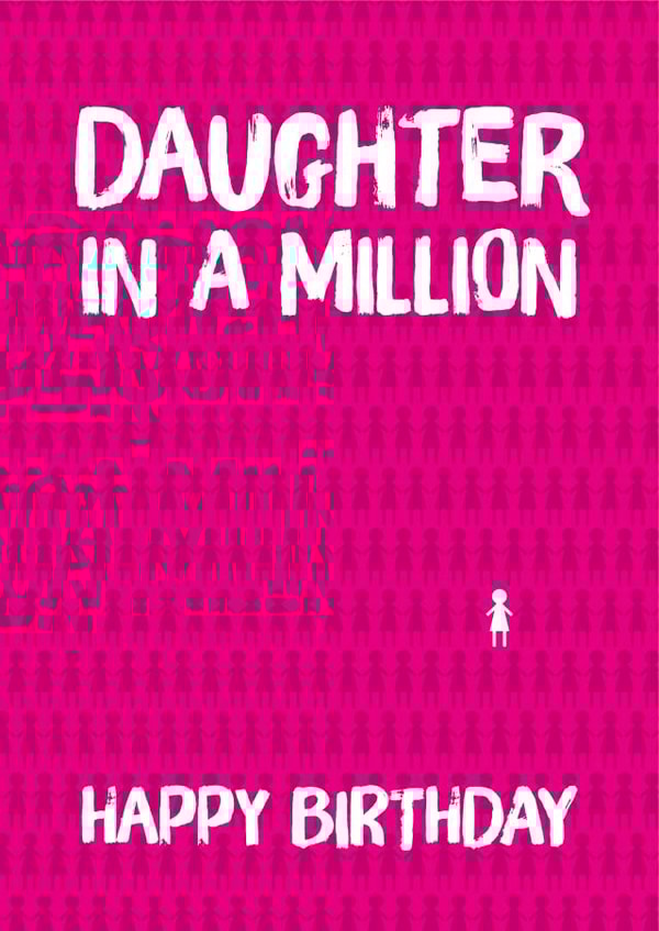 Daughter in a Million created by Codfish Design