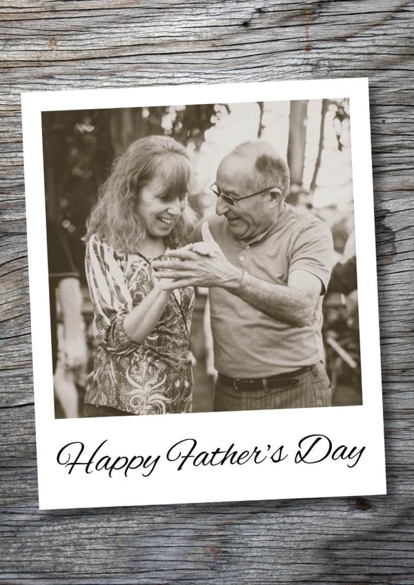 Polaroid PC Father's Day Personalised Photo Card 22010 created by Blind Faith