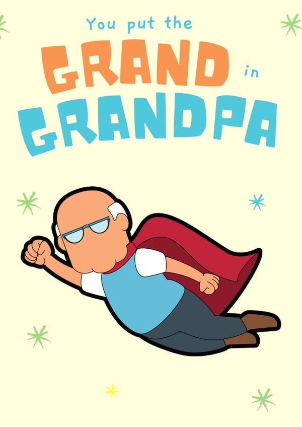 Grandpa Fathers Day / Birthday Card created by Jam On Toast