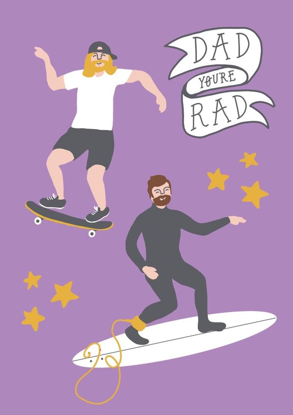 RAD DAD! created by Poppy Jane Prints