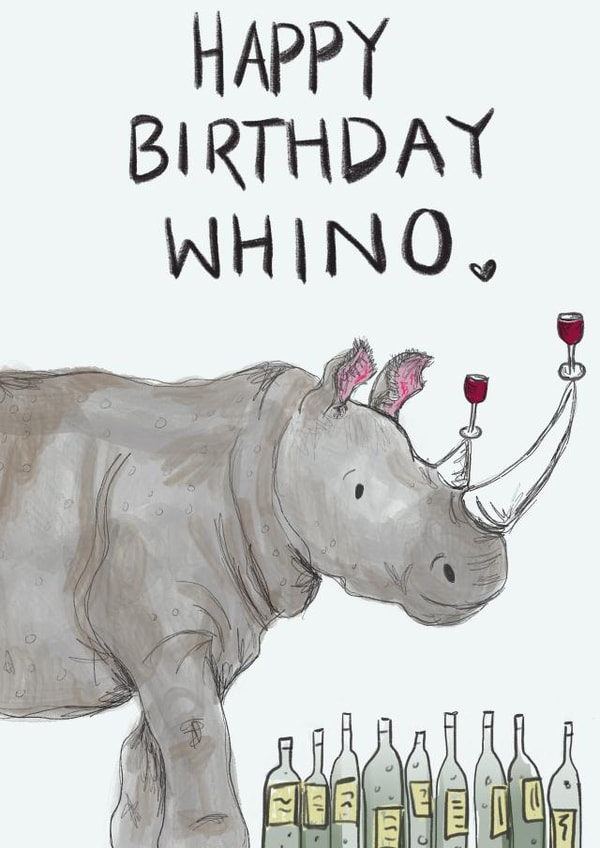 Happy Birthday Whino created by AvyTabby Designs