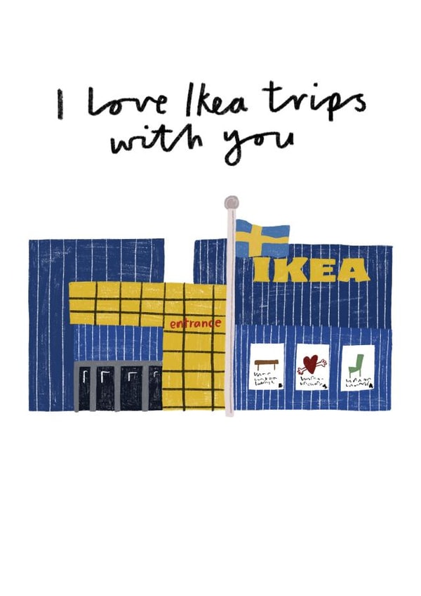 Ikea Love Card created by skeletondraw