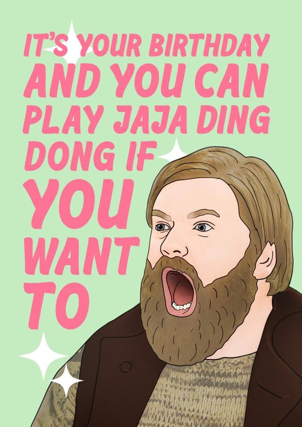 Jaja Birthday card created by Hey Huns It's Nicole