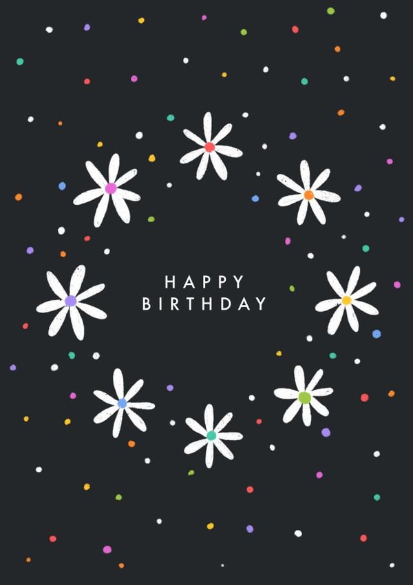 Daisy Ring Birthday card created by Charlotte Hill Vandenburg