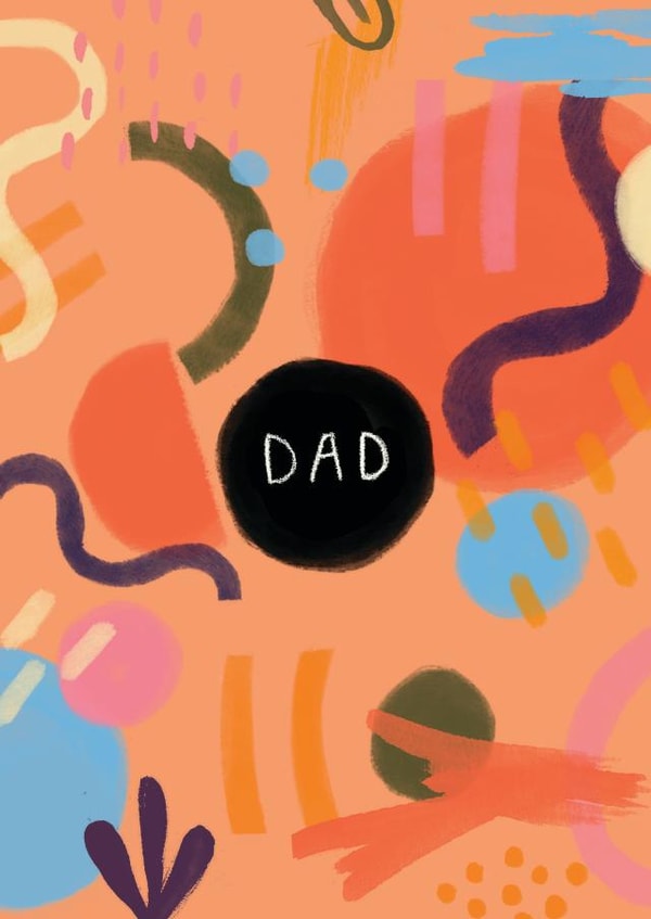 DAD fathers day card created by Rachael Powick