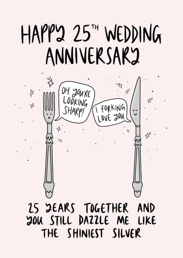 25th Silver Wedding Anniversary created by Muses & May 