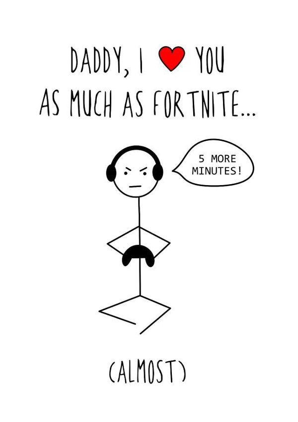 Father's Day Fortnite Card created by Hurrah For Gin