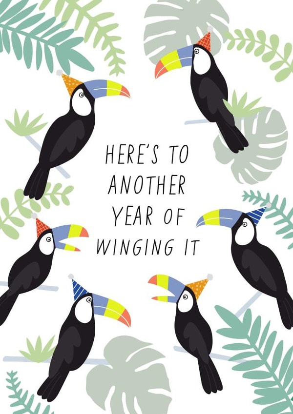 Here's To Another Year Of Winging It created by Jessica Eyre