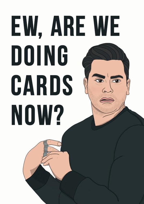 David Rose - Schitt's Creek Card created by Bonne Nouvelle