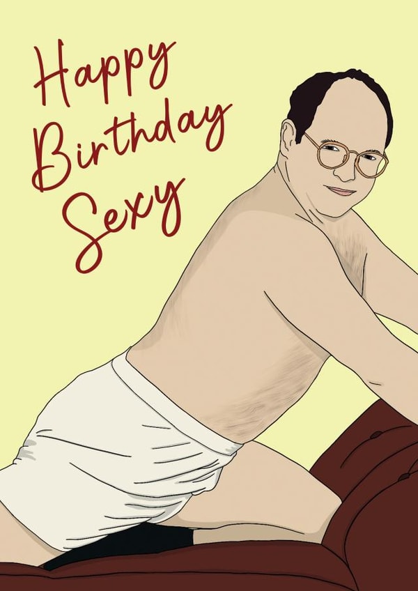 George Costanza - Seinfeld Birthday Card created by Bonne Nouvelle