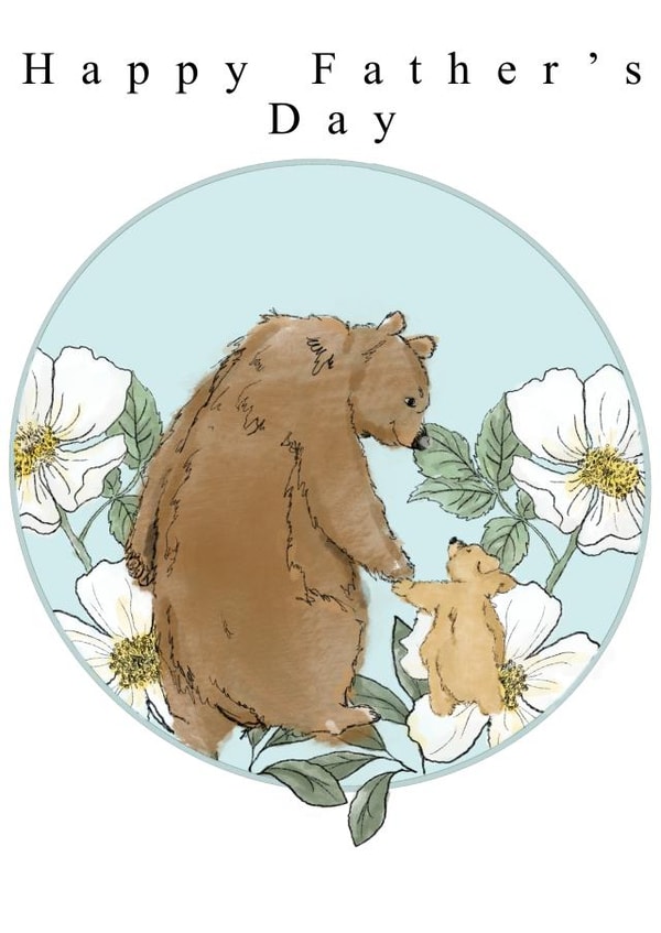 Father bear card created by A******