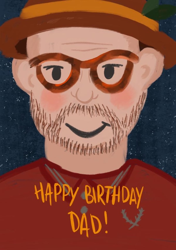 Happy Birthday Dad created by Alice Piper