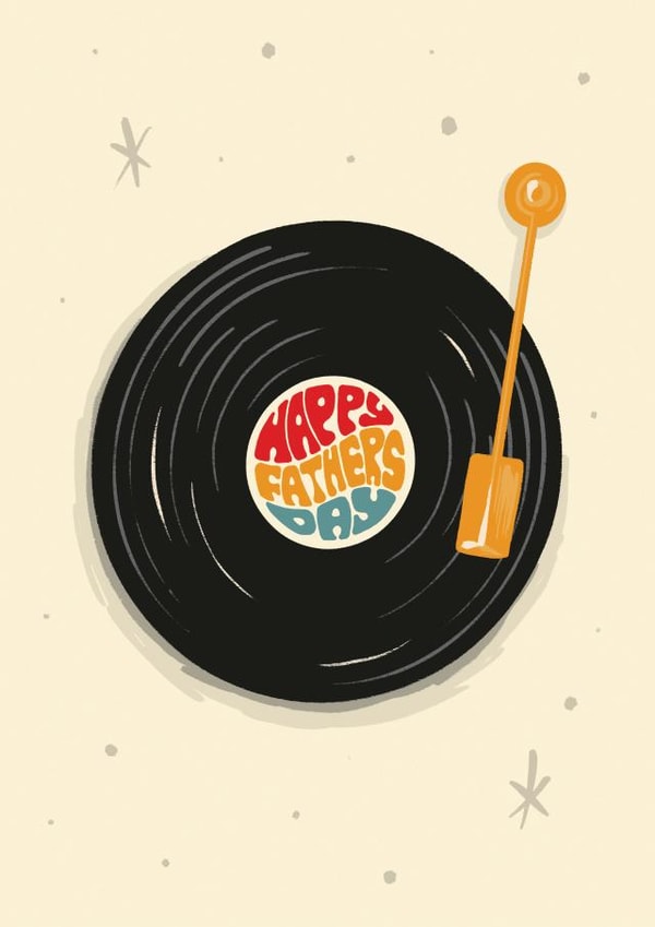 Super Groovy Father's Day card created by Rock Paper Scissors