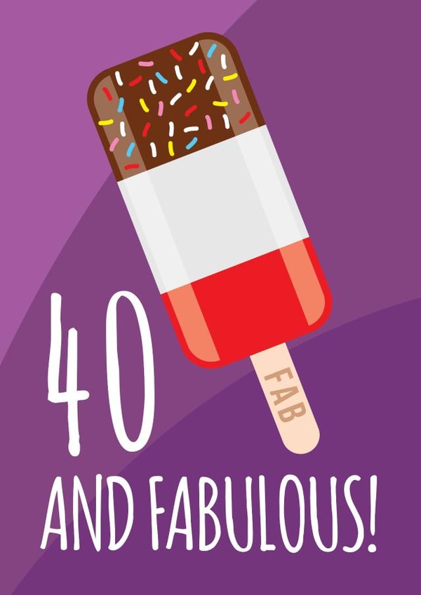 Fun 40th Birthday Card created by Lucie Chapman