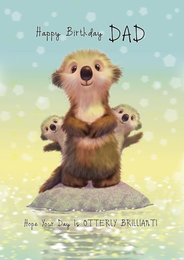 Trio Of Otterly Brilliant Otters created by PipWilsonArt