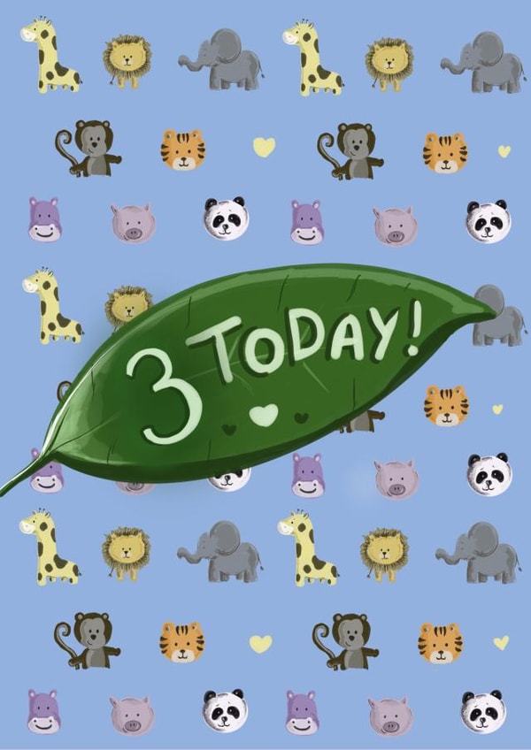 3 today jungle card  created by AP Designs
