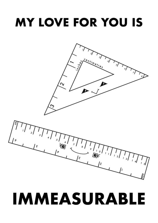 Set Square and Ruler Love created by Beany Geek