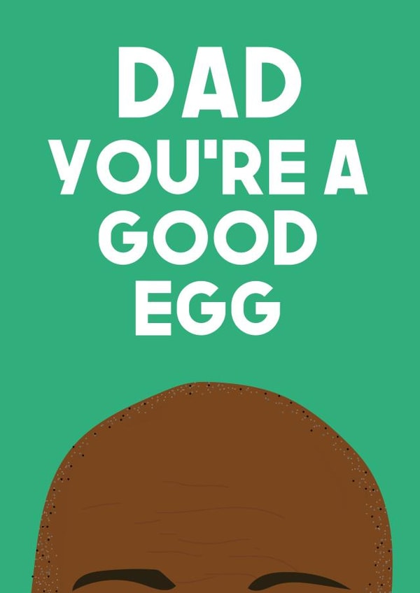Bald Father's Day Card created by WillyBee