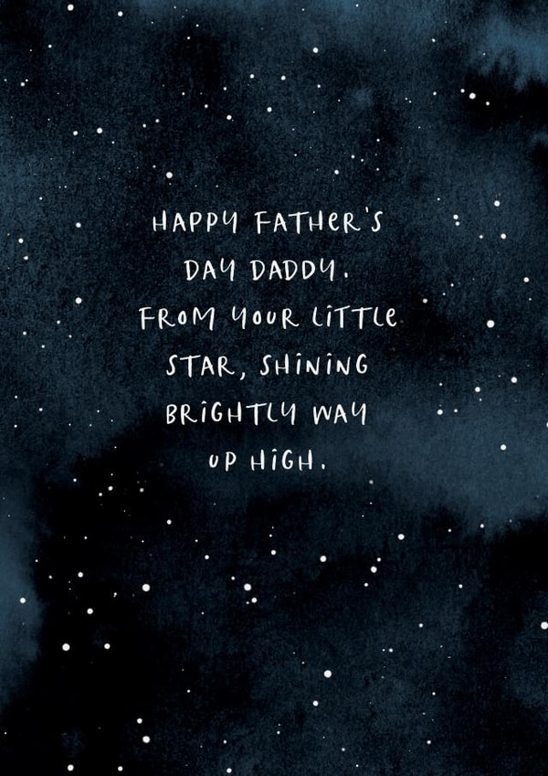 Bereaved Father's Day Card created by I am Nat