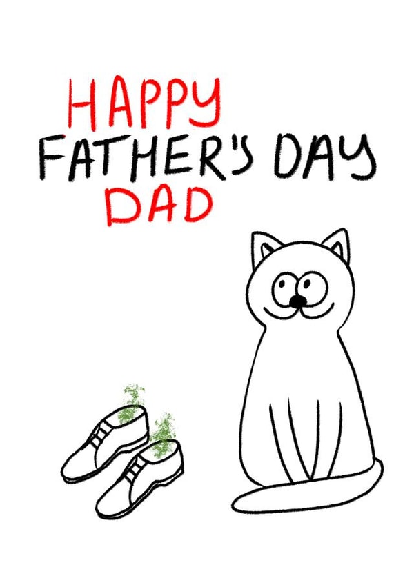 Father's day gift from the cat created by Dogs and cats 